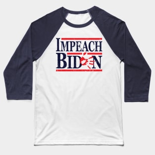 Vintage Impeach Biden Baseball T-Shirt